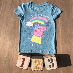 Peppa Pig Girls Toddler Tee Shirt 4t